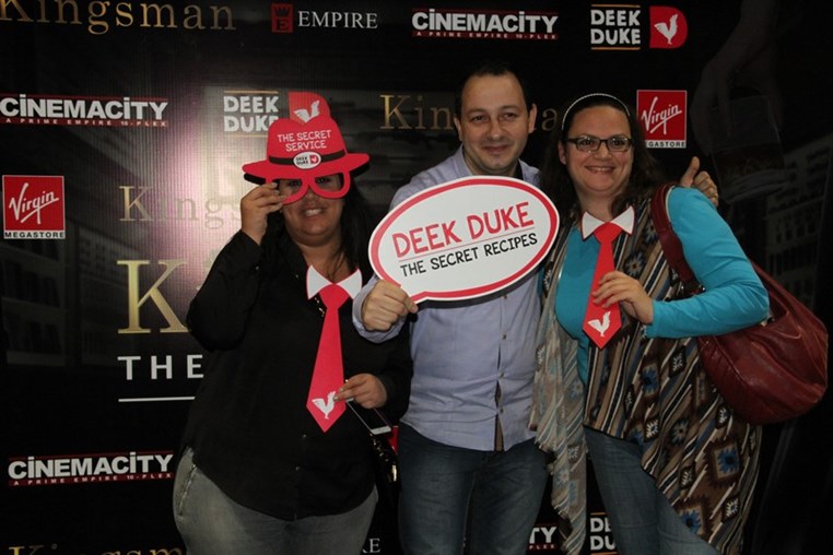 Deek Duke Avant Premiere of Kingsman